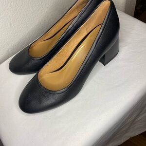 Vionic Carmel Women's Heels Black Nappa Leather Size 9